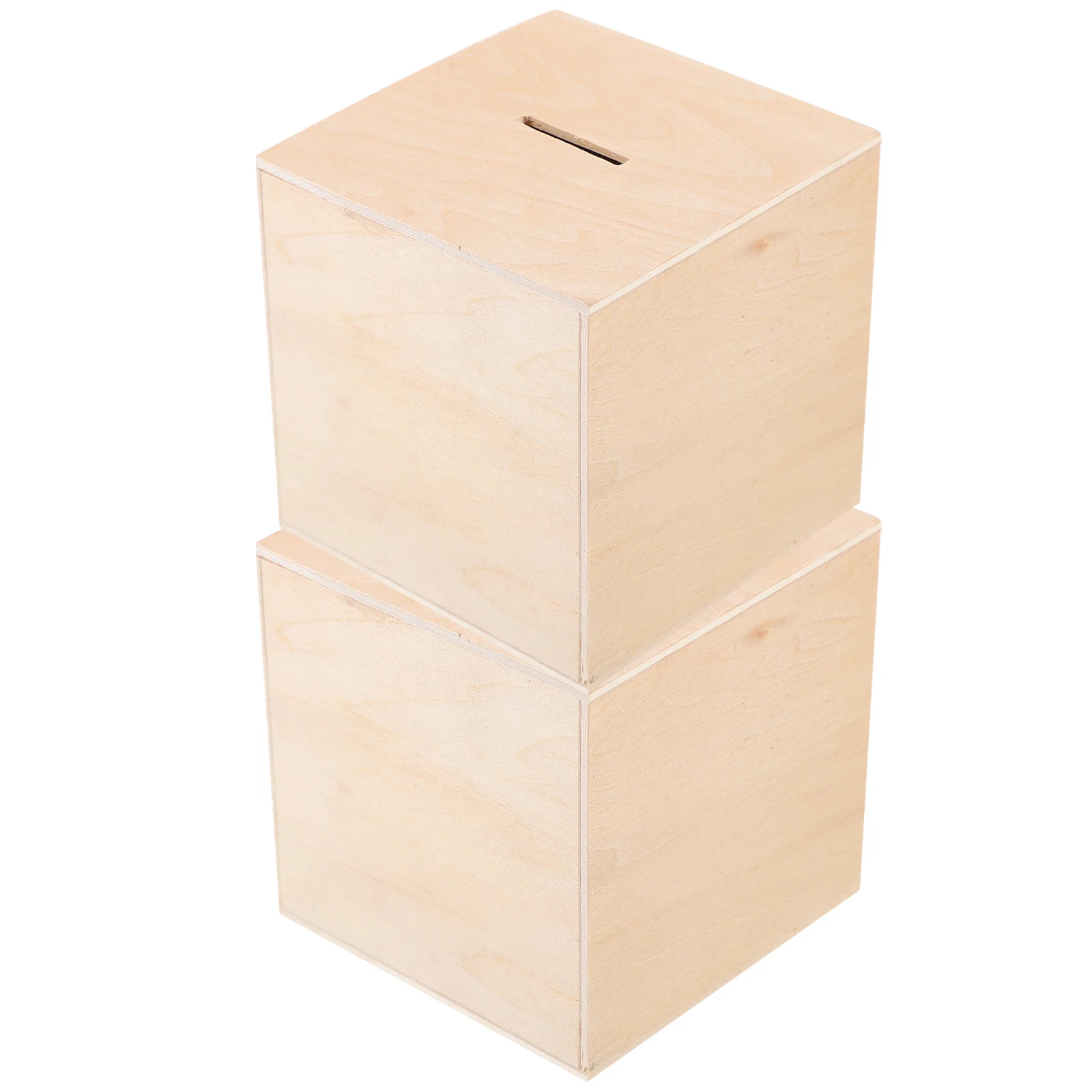 2pcs Square DIY Wooden Piggy Bank for Kids Money Box Decor Unfinished Coin Bank Storage Craft Home Accessories
2pcs Square DIY Wooden Piggy Bank for Kids Money Box Decor Unfinished Coin Bank Storage Craft Home Accessories