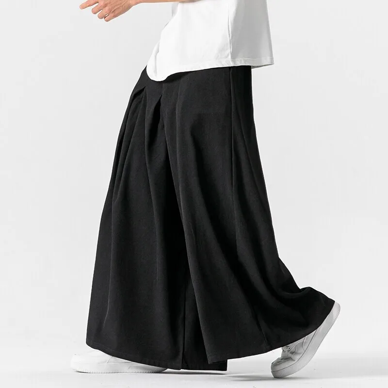 Autumn Men Wide Leg Pants Dark Wind Solid Color Casual Pants Japan Samurai Mens Loose Lantern Trousers Male Retro Bottoms
Autumn Men Wide Leg Pants Dark Wind Solid Color Casual Pants Japan Samurai Mens Loose Lantern Trousers Male Retro Bottoms