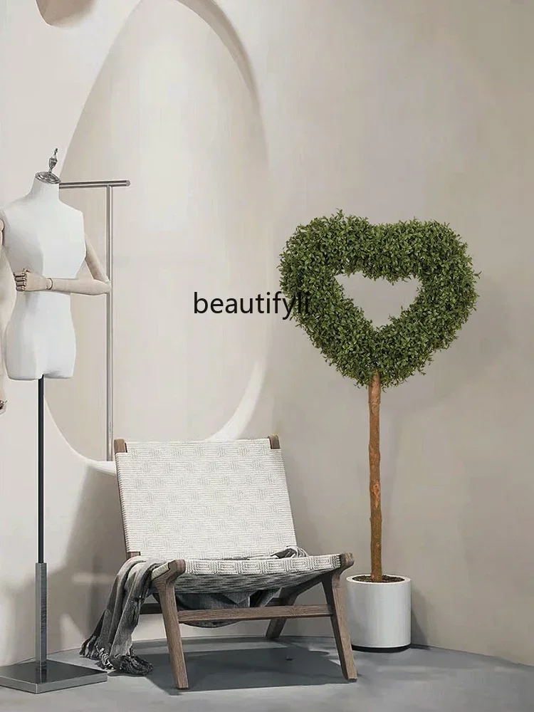 Simulated green plant heart-shaped potted plant indoor large creative spherical fake plant decoration fake flower floor ornament
Simulated green plant heart-shaped potted plant indoor large creative spherical fake plant decoration fake flower floor ornament