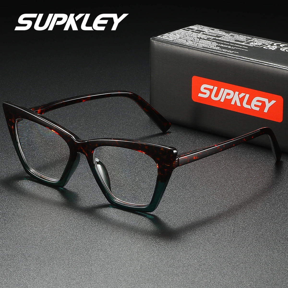 SUPKLEY Exquisite Elegant Ladies' Reading Glasses, Cat Eye Frames, Office Reading, High-Definition Reading, Christmas Gifts For
SUPKLEY Exquisite Elegant Ladies' Reading Glasses, Cat Eye Frames, Office Reading, High-Definition Reading, Christmas Gifts For