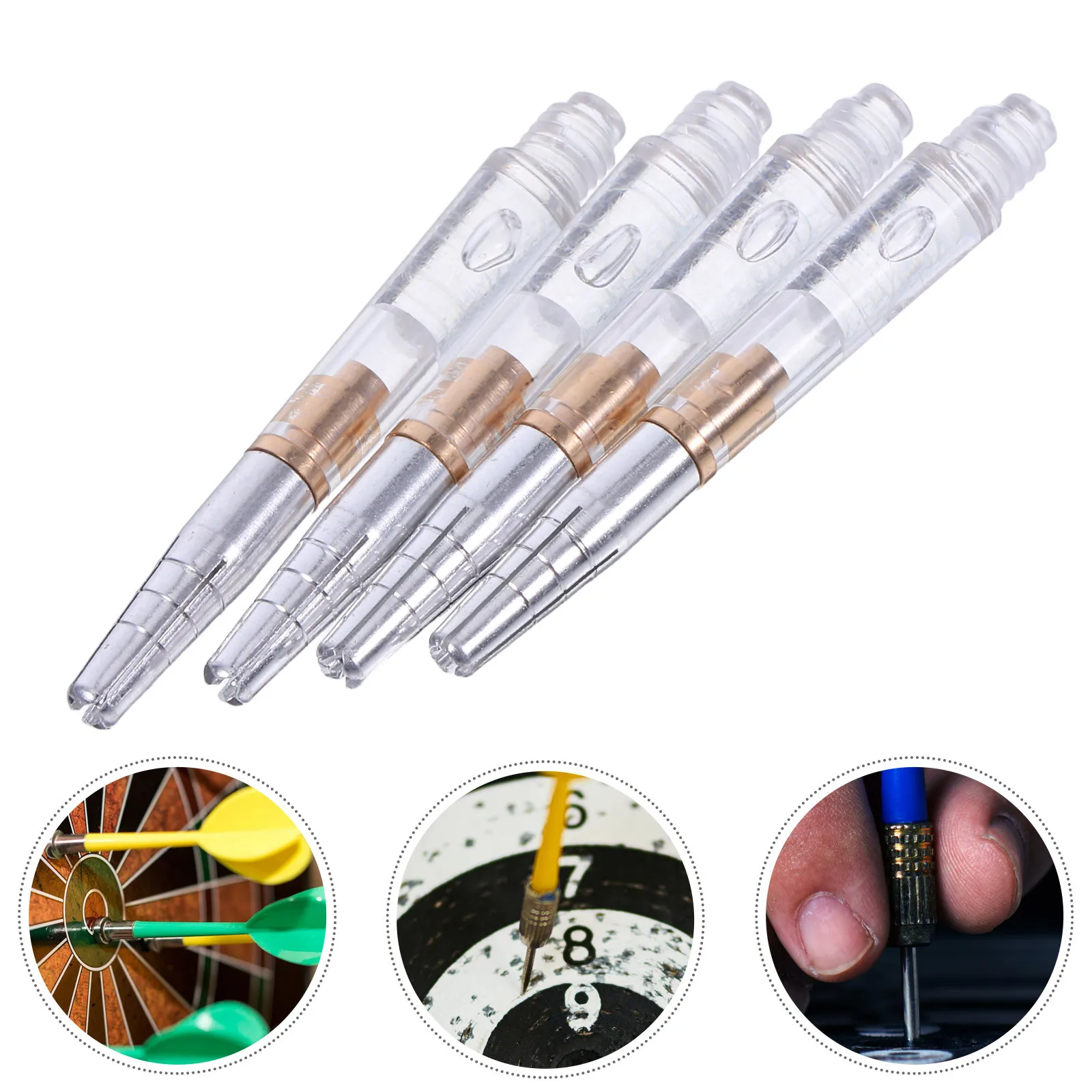 4pcs Rotatable Dart Shafts Clear Crystal Plastic High Transparency Stable Flight Lightweight Durable For Soft Tip
4pcs Rotatable Dart Shafts Clear Crystal Plastic High Transparency Stable Flight Lightweight Durable For Soft Tip