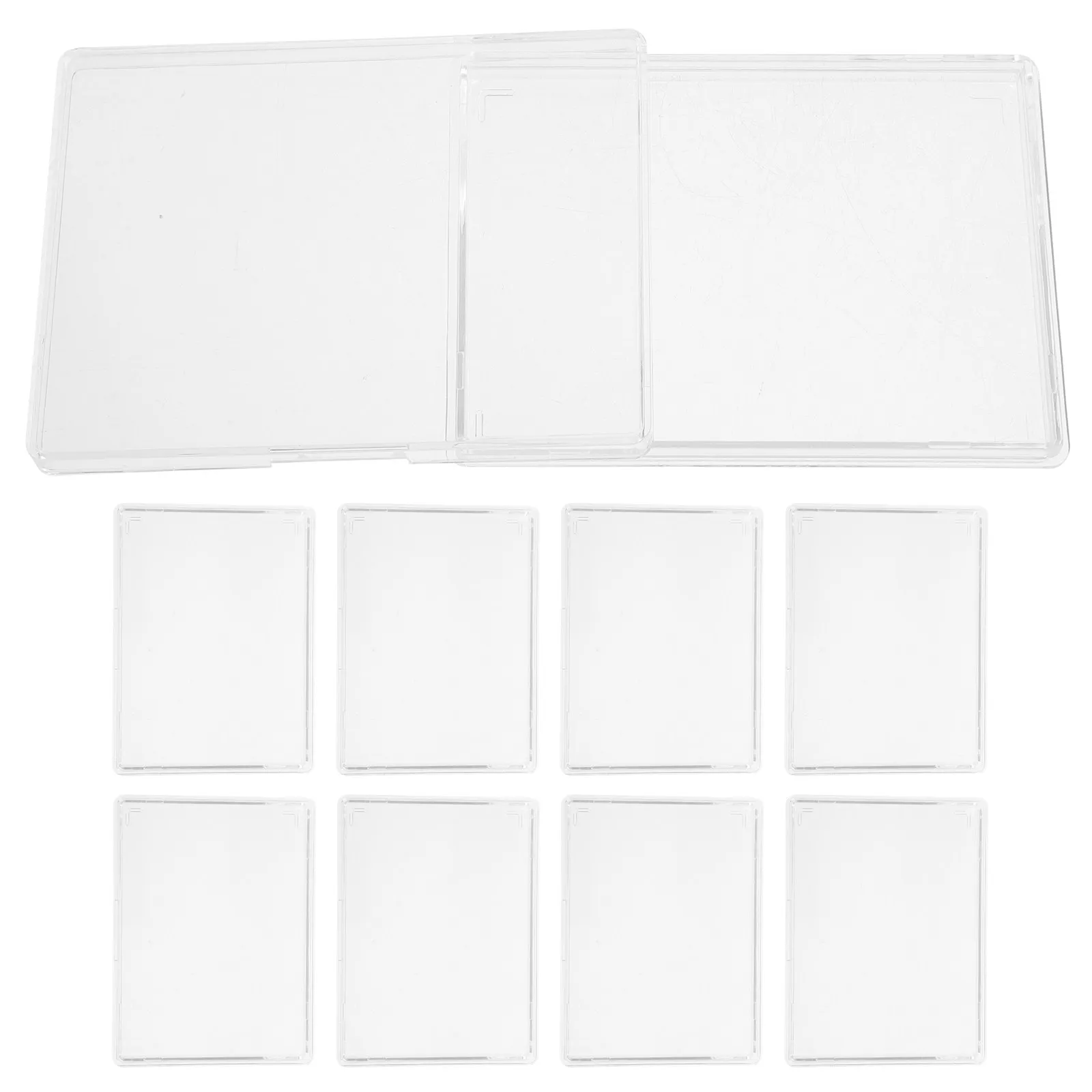 8Pcs Plastic Cards Storage Container Clear Transparent Design Sturdy Small Organizer Box for Bank Id Cards Photos Nails Stickers
8Pcs Plastic Cards Storage Container Clear Transparent Design Sturdy Small Organizer Box for Bank Id Cards Photos Nails Stickers