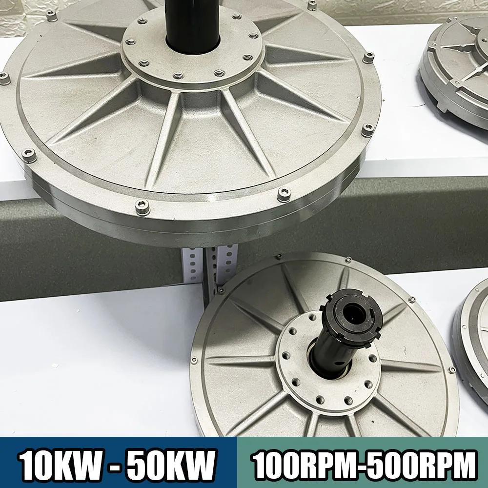 50KW 200RPM 60Hz NdFeb Rare Earth Permanent Magnet Generator with Pedestal Round Head 96V-380V for DIY Vertical Wind Turbines
50KW 200RPM 60Hz NdFeb Rare Earth Permanent Magnet Generator with Pedestal Round Head 96V-380V for DIY Vertical Wind Turbines
