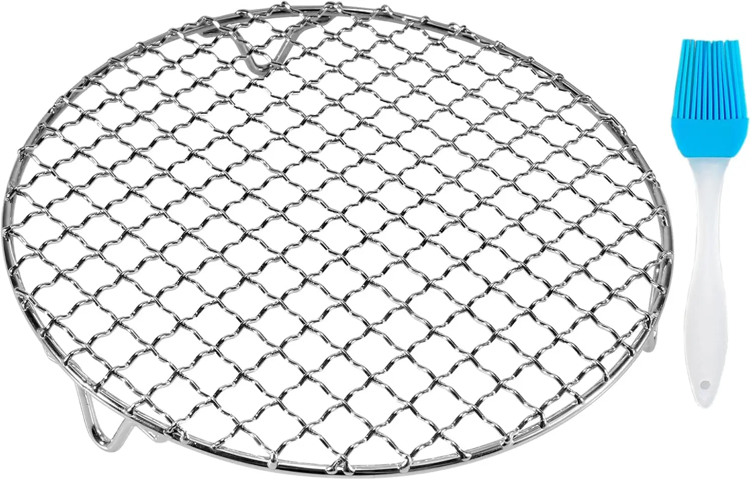 Stainless Steel Round Cooling Rack with 3 Legs for Baking, Steaming, and BBQ - 8.25 Inches
Stainless Steel Round Cooling Rack with 3 Legs for Baking, Steaming, and BBQ - 8.25 Inches