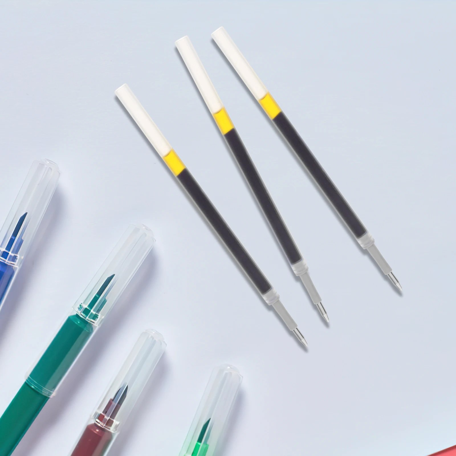 60pcs Black Replaceable Gel Pen Refills 0.5mm Smooth Writing Ink Cores No Leakage Office Stationery Writing Pen for Daily
60pcs Black Replaceable Gel Pen Refills 0.5mm Smooth Writing Ink Cores No Leakage Office Stationery Writing Pen for Daily