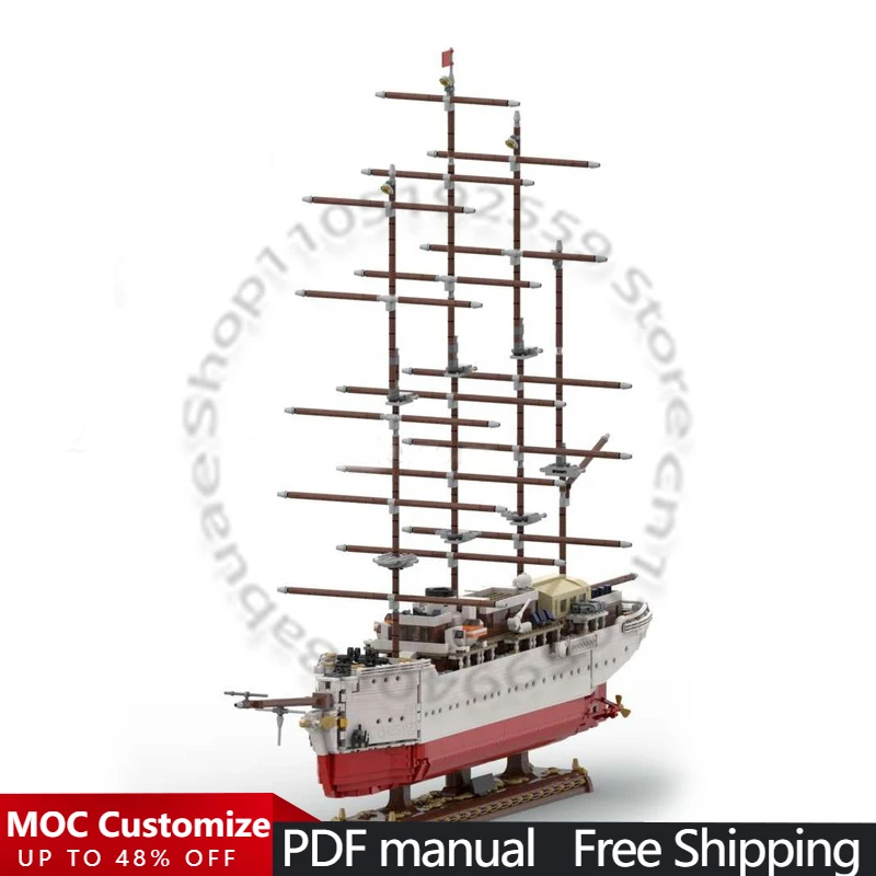 4750 PCS War series Sea Cloud | Historic Display Model MOC Customize Modular Building Block Model Design DIY Festival Toy Gift
4750 PCS War series Sea Cloud | Historic Display Model MOC Customize Modular Building Block Model Design DIY Festival Toy Gift