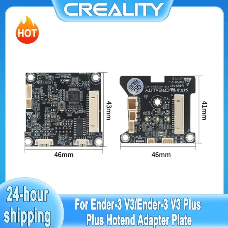 Creality Hotend Adapter Plate_T9_GD32F303CBT6_1 for Ender-3 V3_Ender-3 V3 Plus Produced in 2025 3d Printer Parts
Creality Hotend Adapter Plate_T9_GD32F303CBT6_1 for Ender-3 V3_Ender-3 V3 Plus Produced in 2025 3d Printer Parts