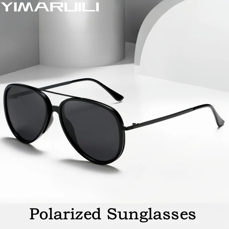 YIMARUILI Men's and Women's Pilot Polarized Sunglasses Fashion Trend Double Beam Alloy Driving UV400 Optical Eyeglasses 2848
YIMARUILI Men's and Women's Pilot Polarized Sunglasses Fashion Trend Double Beam Alloy Driving UV400 Optical Eyeglasses 2848