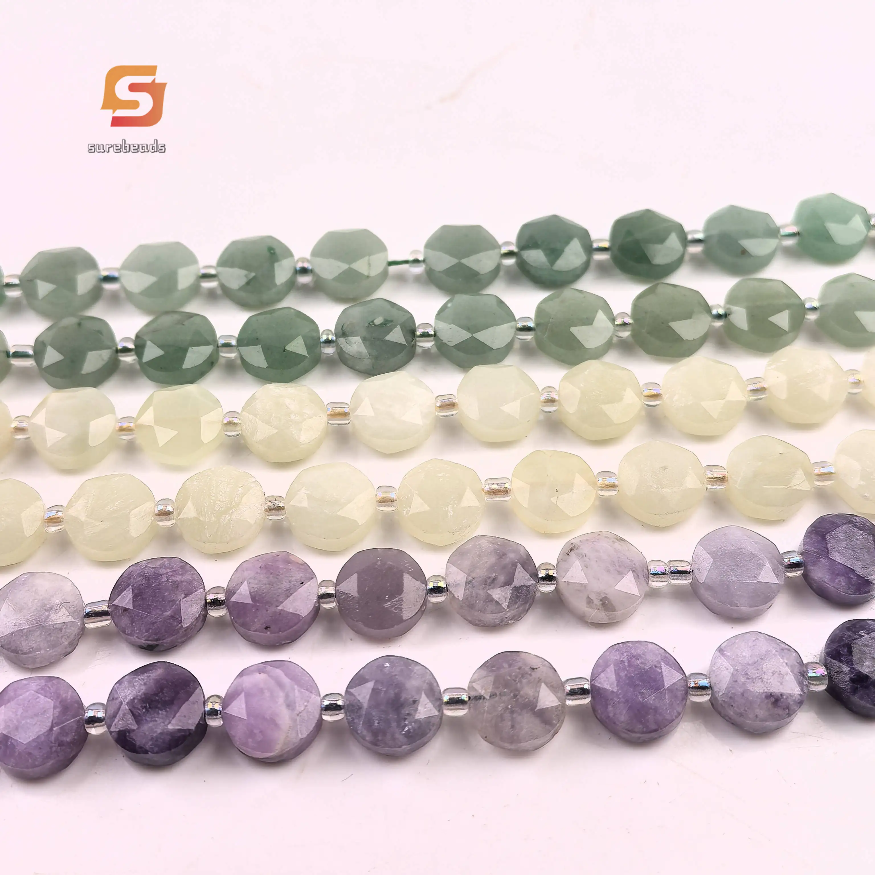 15.5"strand Lepidolite Aventurine Faceted Coin Loose Beads Bulk,Flat Round Lemon Quartz Pendant Bracelet Necklace Jewelry Making
15.5"strand Lepidolite Aventurine Faceted Coin Loose Beads Bulk,Flat Round Lemon Quartz Pendant Bracelet Necklace Jewelry Making