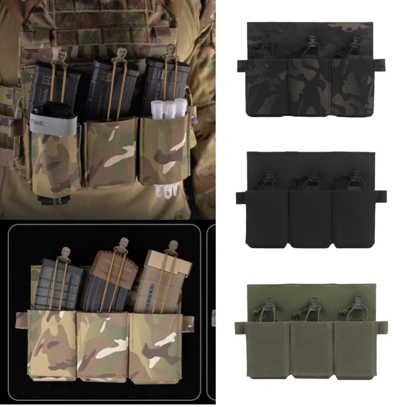 Multipurpose Triple Rifle Mag Carrier | Modular 3x AR Magazine Holder | For Survival Gear Organization
Multipurpose Triple Rifle Mag Carrier | Modular 3x AR Magazine Holder | For Survival Gear Organization