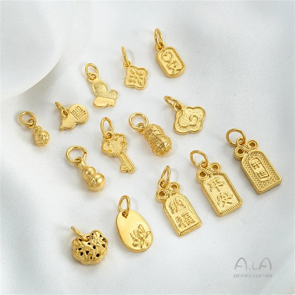 Shajin Fulu Gourd Pendant Butterfly Lotus Nafu Ping'an Ruyi Hanging Tag Bracelet Jewelry Pendant
Shajin Fulu Gourd Pendant Butterfly Lotus Nafu Ping'an Ruyi Hanging Tag Bracelet Jewelry Pendant