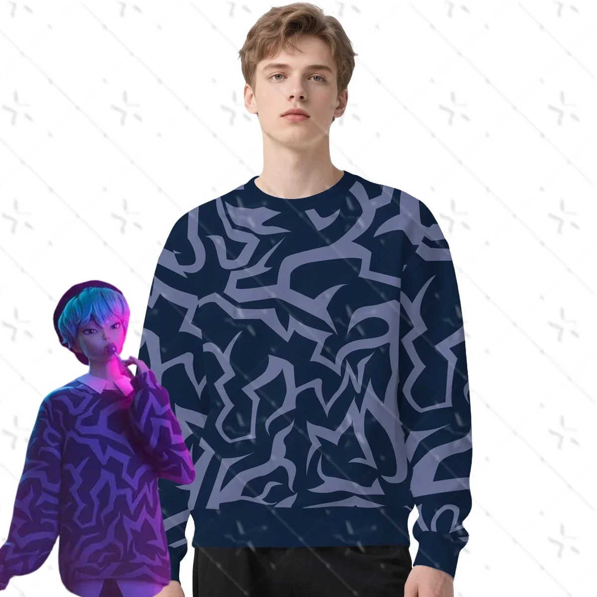 Anime Demon Hunter Baby Saja Boy Demon Patterns Cosplay Tops Pull On Crew Neck Hoodie Carnival Party Outfits Popular Funny Tops
Anime Demon Hunter Baby Saja Boy Demon Patterns Cosplay Tops Pull On Crew Neck Hoodie Carnival Party Outfits Popular Funny Tops