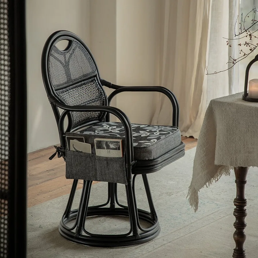 Rattan language South East Asia rattan art retro style rattan weaving casual single study chair can rotate 3 degrees
Rattan language South East Asia rattan art retro style rattan weaving casual single study chair can rotate 3 degrees