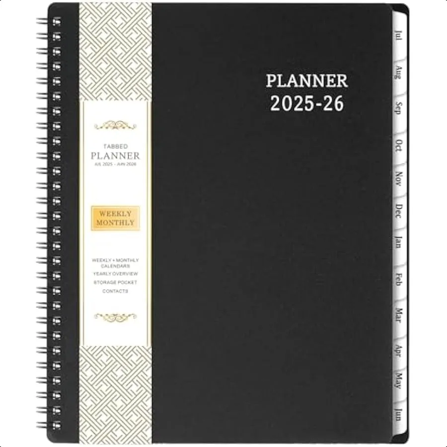 20252026 Academic 20252026 8" x 10" July 2025 June 2026 12 Monthly Tabs Improving Your Time Management Skill
20252026 Academic 20252026 8" x 10" July 2025 June 2026 12 Monthly Tabs Improving Your Time Management Skill