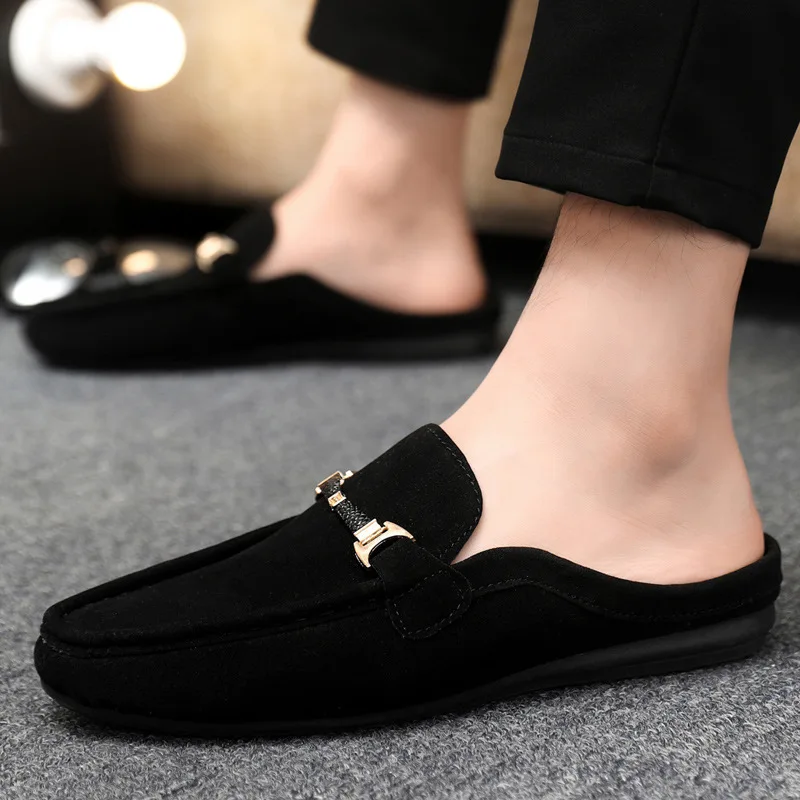 Summer social leisure trend bean shoes for men breathable lazy footwear comfortable one foot shoes half slippers sandals for men
Summer social leisure trend bean shoes for men breathable lazy footwear comfortable one foot shoes half slippers sandals for men