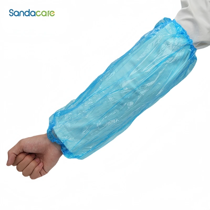 300 pieces PE Thickened waterproof disposable plastic arm sleeves covers oil-proof with elastic wrist kitchen restaurant sleeves
300 pieces PE Thickened waterproof disposable plastic arm sleeves covers oil-proof with elastic wrist kitchen restaurant sleeves