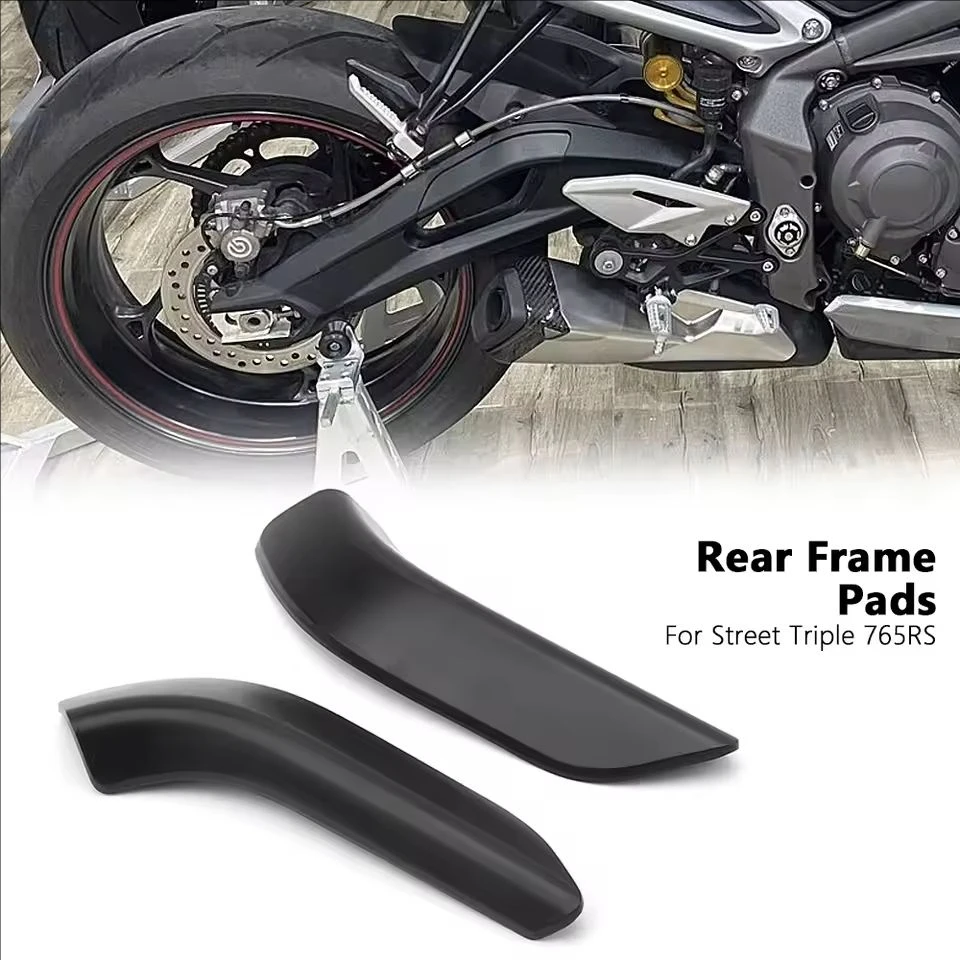New For Street Triple 765 RS Motorcycle Black Rear Frame Pads Side Pretective Guards Decorative For STREET TRIPLE 765RS
New For Street Triple 765 RS Motorcycle Black Rear Frame Pads Side Pretective Guards Decorative For STREET TRIPLE 765RS