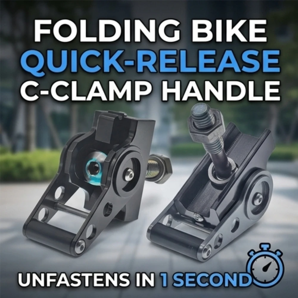 Lightweight C-Buckle Hinge Clamp Lever for brompton Folding Bike A/C/P/T Line Aluminum Titanium Alloy 1-Second Unlock Handle
Lightweight C-Buckle Hinge Clamp Lever for brompton Folding Bike A/C/P/T Line Aluminum Titanium Alloy 1-Second Unlock Handle