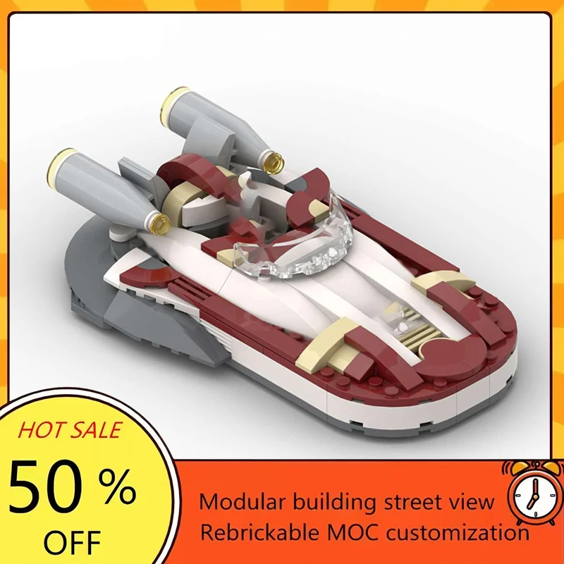 151PCS Popular Space War Movie Model MOC Building Bricks Speedboat Modular Technology Gifts Holiday Assemble Children Toy Suit
151PCS Popular Space War Movie Model MOC Building Bricks Speedboat Modular Technology Gifts Holiday Assemble Children Toy Suit
