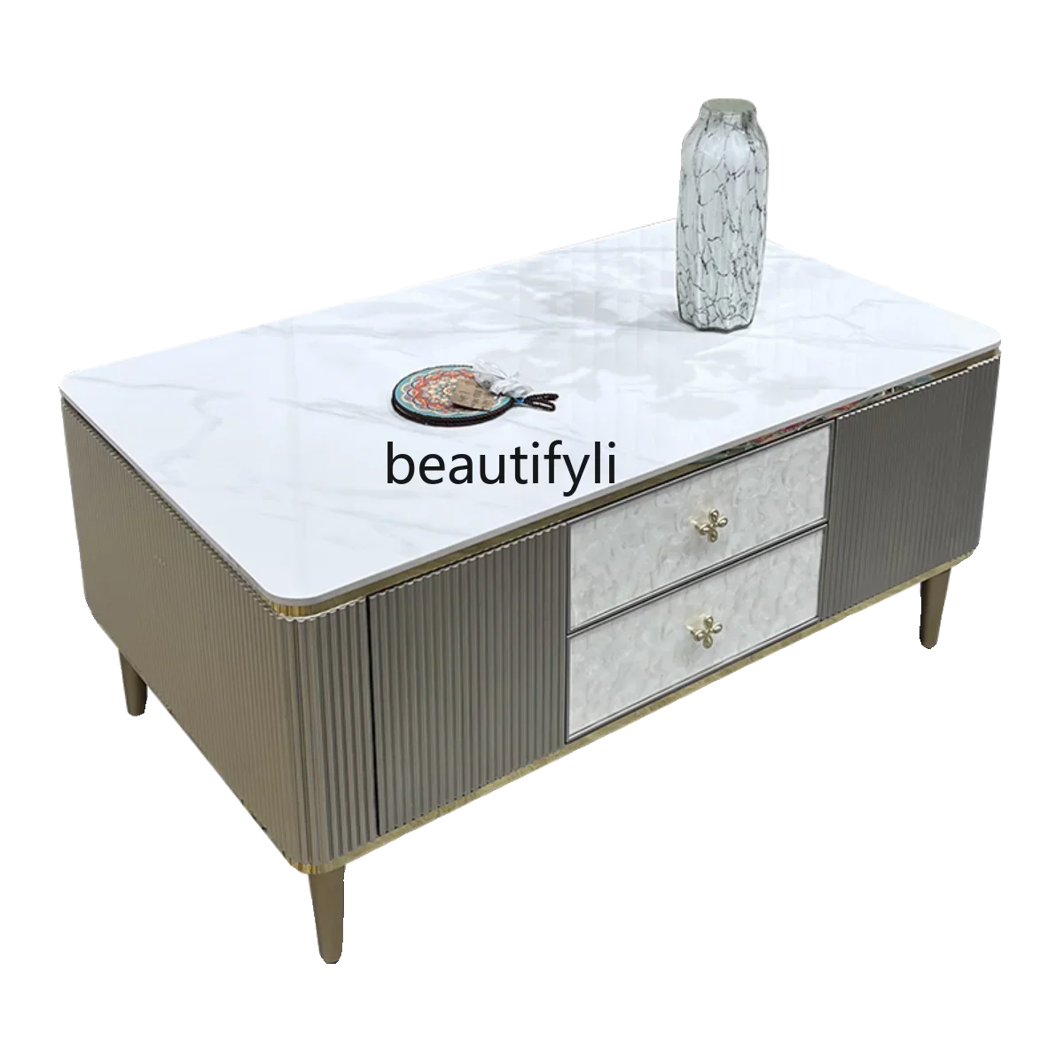 QItalian Light Luxury Sofa and Tea Table Entrance Stone Plate Modern Minimalist Small round Table Side Cabinet Solid Wood
QItalian Light Luxury Sofa and Tea Table Entrance Stone Plate Modern Minimalist Small round Table Side Cabinet Solid Wood