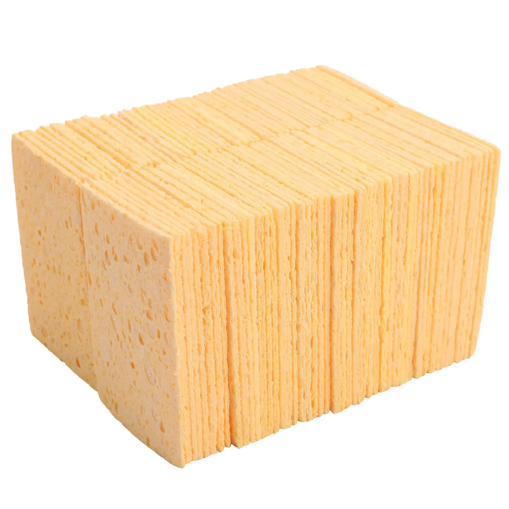 High-end 100Pcs Soldering Iron Solder Tip Welding Cleaning Sponge Soldering Iron Sponge Pad Replacement Sponges Cleaning Pads
High-end 100Pcs Soldering Iron Solder Tip Welding Cleaning Sponge Soldering Iron Sponge Pad Replacement Sponges Cleaning Pads