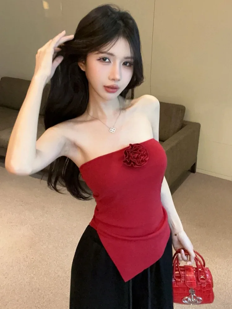 Топ-жилет без бретелек Pure Desire Sweet Spicy с асимметричным вырезом, вставками для груди, 3D-цветочным декором, утягивающий, красный, верхняя одежда
Топ-жилет без бретелек Pure Desire Sweet Spicy с асимметричным вырезом, вставками для груди, 3D-цветочным декором, утягивающий, красный, верхняя одежда