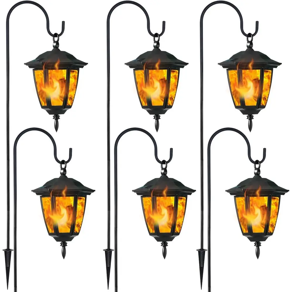 Outdoor Hanging Lights for Halloween and Christmas, LED Garden Lanterns with 6 x 38 Inch Shepherd Hooks for Lawn, Patio, Yard, a
Outdoor Hanging Lights for Halloween and Christmas, LED Garden Lanterns with 6 x 38 Inch Shepherd Hooks for Lawn, Patio, Yard, a