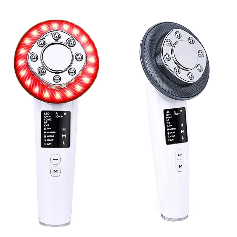Seven-in-one Slimming Instrument Portable Face Care Products Sound Wave Radio Frequency Household Beauty Slimming Machine
Seven-in-one Slimming Instrument Portable Face Care Products Sound Wave Radio Frequency Household Beauty Slimming Machine