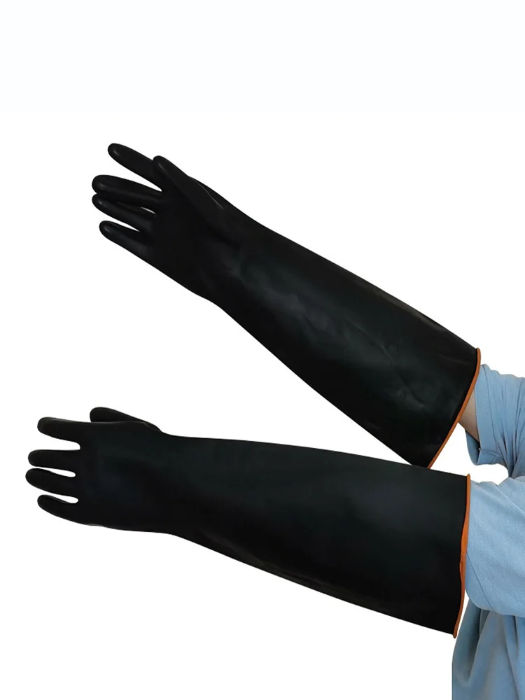 Long Kitchen Clean Tools Waterproof For Washing Cleaning Acid and Alkali Resistant Black Industrial Rubber Gloves
Long Kitchen Clean Tools Waterproof For Washing Cleaning Acid and Alkali Resistant Black Industrial Rubber Gloves