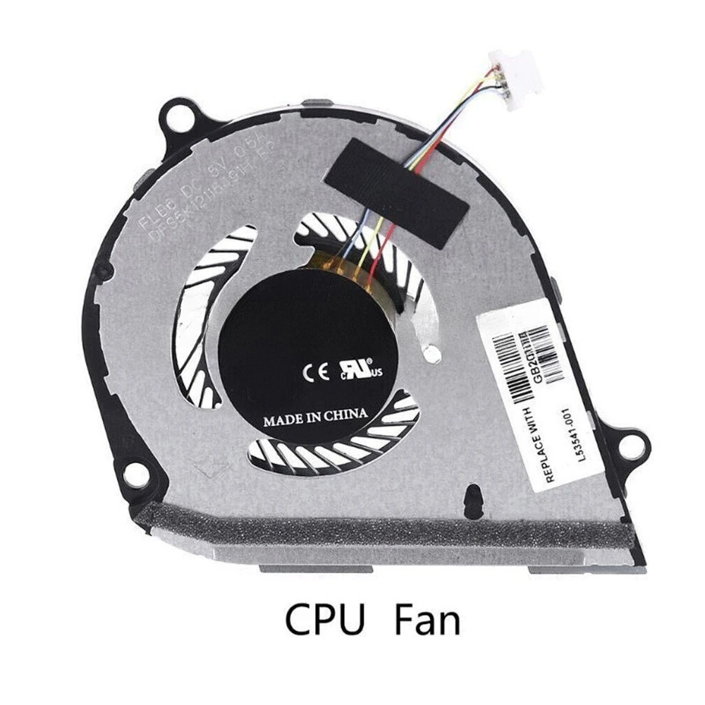 CPU GPU Cooling Fan For HP ENVY TPN-W142 X360 15-DS 15-DR L53541-001 L53542-001
CPU GPU Cooling Fan For HP ENVY TPN-W142 X360 15-DS 15-DR L53541-001 L53542-001