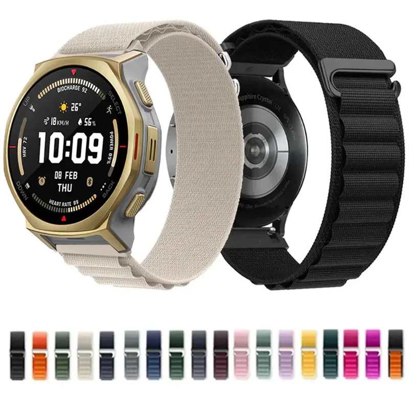 220mm 22mm Alpine Nylon Strap For Amazfit T-REX3 Pro 48mm 44mm Bracelet Wristband For Amazfit Helio Balance 2-1/Bip 6-5/Active 2
220mm 22mm Alpine Nylon Strap For Amazfit T-REX3 Pro 48mm 44mm Bracelet Wristband For Amazfit Helio Balance 2-1/Bip 6-5/Active 2