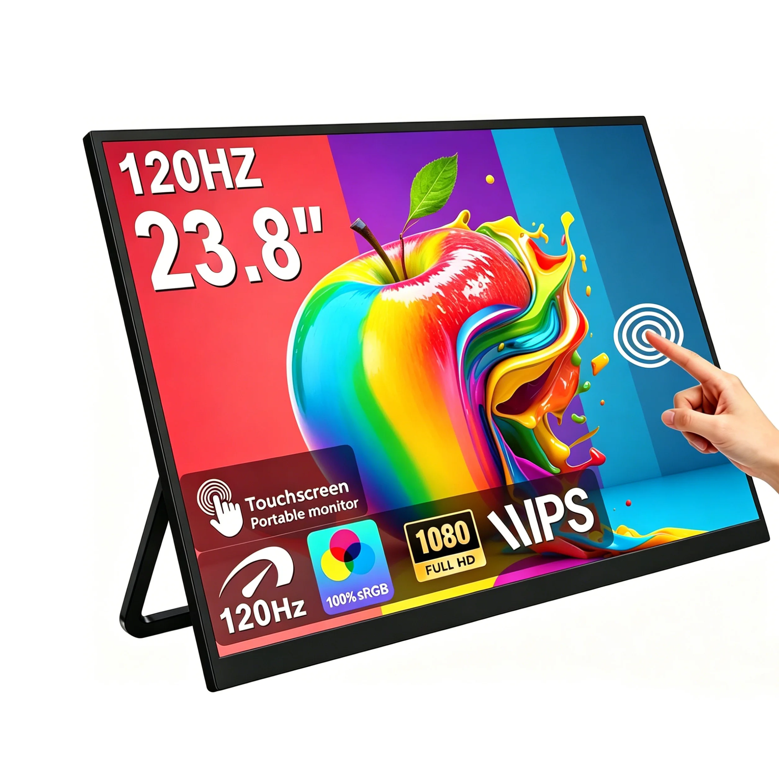 AHXJKA 23.8 Inch 120HZ Portable Touch Monitor 1920*1080P FHD IPS With Type-C Mini HDMI For Laptop Phone PS4/5 XBox Mac TV Switch
AHXJKA 23.8 Inch 120HZ Portable Touch Monitor 1920*1080P FHD IPS With Type-C Mini HDMI For Laptop Phone PS4/5 XBox Mac TV Switch