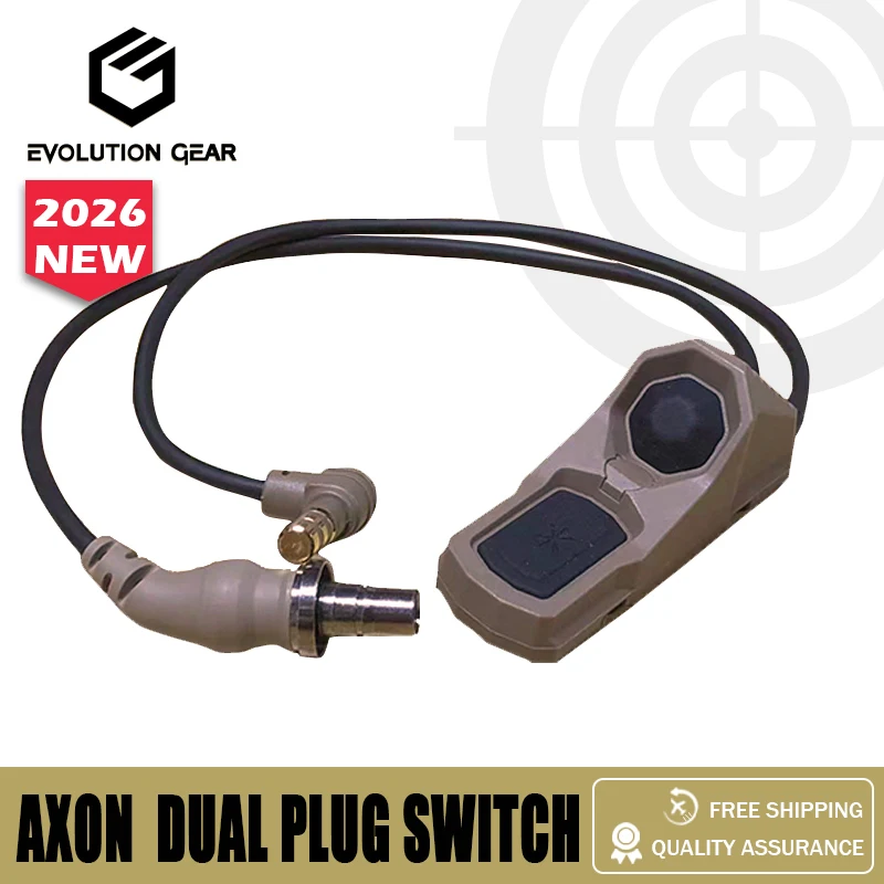 Двойной переключатель EvolutionGear AXON NGAL LA23 Plug & SF Crane Plug для фонаря Ngal WMX200
Двойной переключатель EvolutionGear AXON NGAL LA23 Plug & SF Crane Plug для фонаря Ngal WMX200