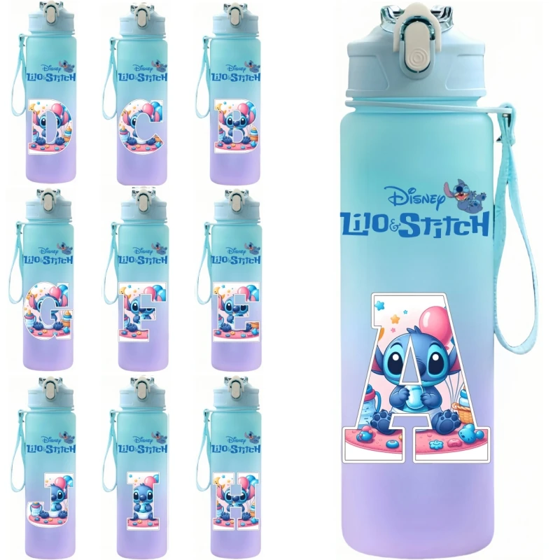 750ML Water Bottle Letter A-Z Printed Lilo Stitch Cartoon Large Capacity Drinking Cup Portable Outdoor Sport Water Cup Kid Gift
750ML Water Bottle Letter A-Z Printed Lilo Stitch Cartoon Large Capacity Drinking Cup Portable Outdoor Sport Water Cup Kid Gift