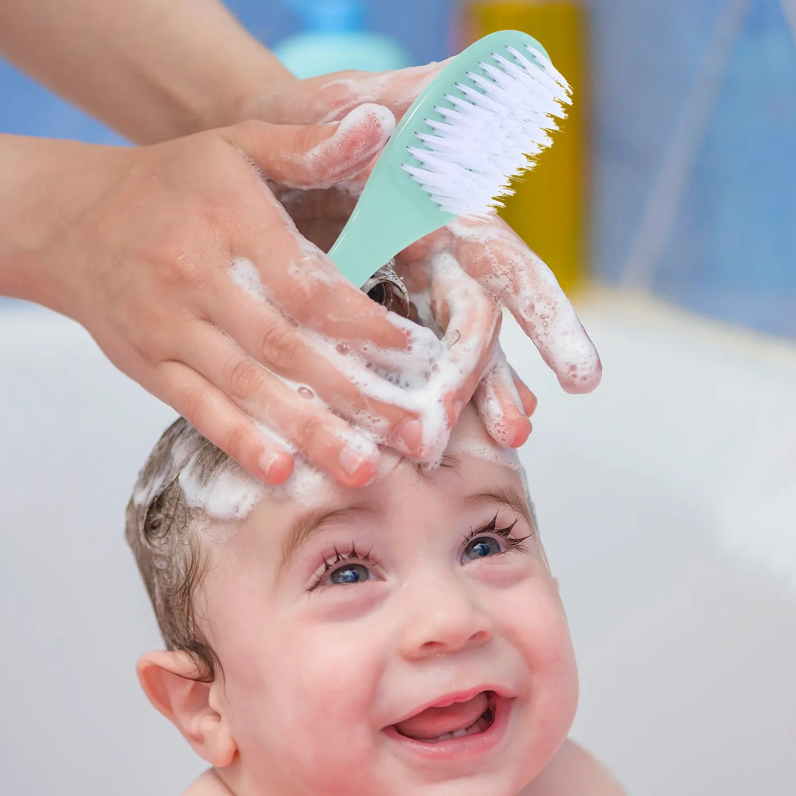 Набор из 10 детских щеток для младенцев и малышей: нежный расчесыватель для волос с удобной ручкой, способствует улучшению кровообращения, для ухода за новорожденными
Набор из 10 детских щеток для младенцев и малышей: нежный расчесыватель для волос с удобной ручкой, способствует улучшению кровообращения, для ухода за новорожденными