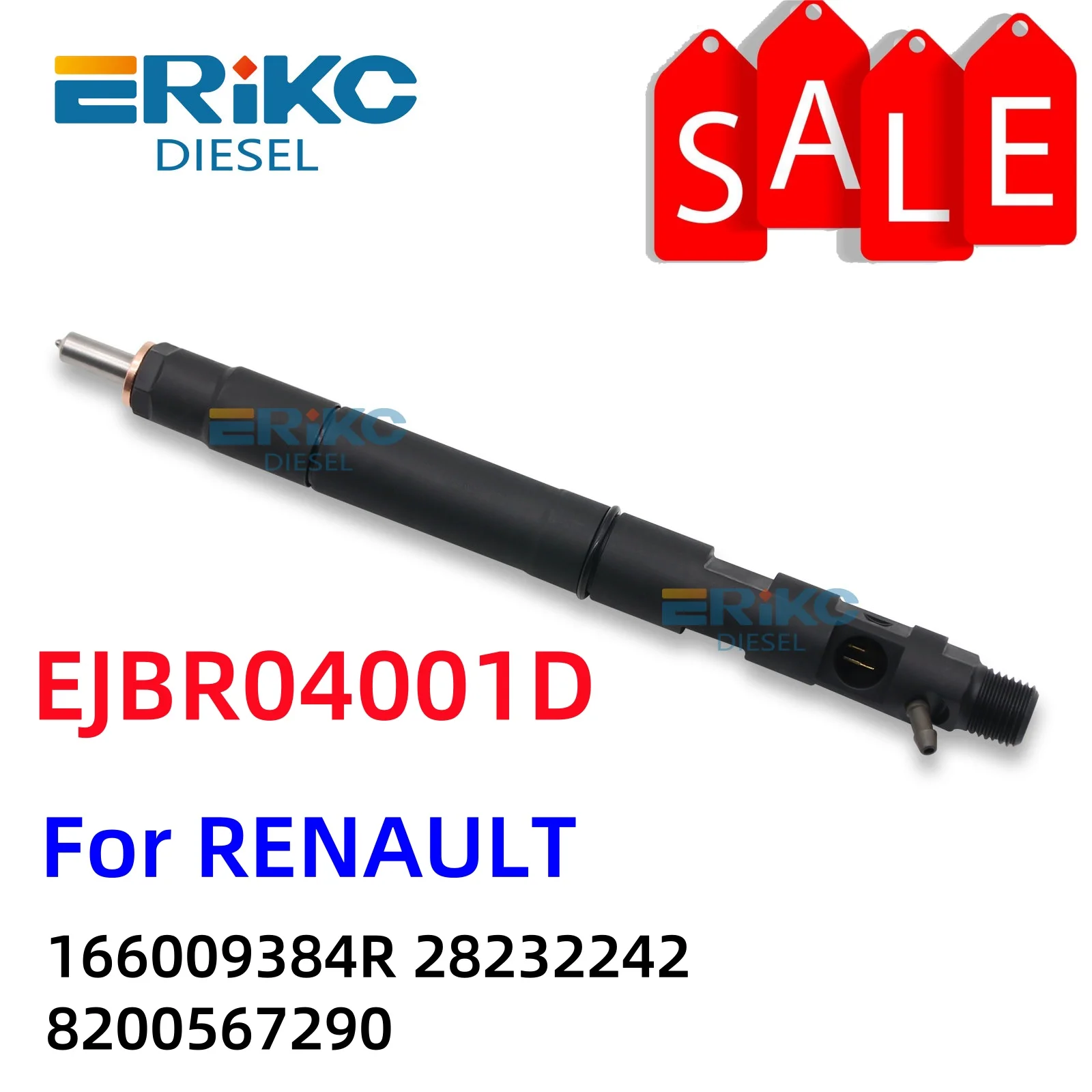 ERIKC EJBR04001D For RENAULT 166009384R Diesel Fuel Injector 28232242 8200567290 For Clio Mk III 1.5L dCI Euro 3 EJBR01801Z
ERIKC EJBR04001D For RENAULT 166009384R Diesel Fuel Injector 28232242 8200567290 For Clio Mk III 1.5L dCI Euro 3 EJBR01801Z