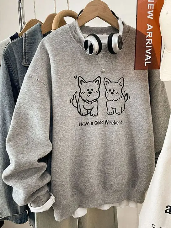 Stunning Embroidered Large Size 300 Pounds Unisex round Neck Sweatshirt Autumn Winter New Style Versatile Top Matching Street...
Stunning Embroidered Large Size 300 Pounds Unisex round Neck Sweatshirt Autumn Winter New Style Versatile Top Matching Street...