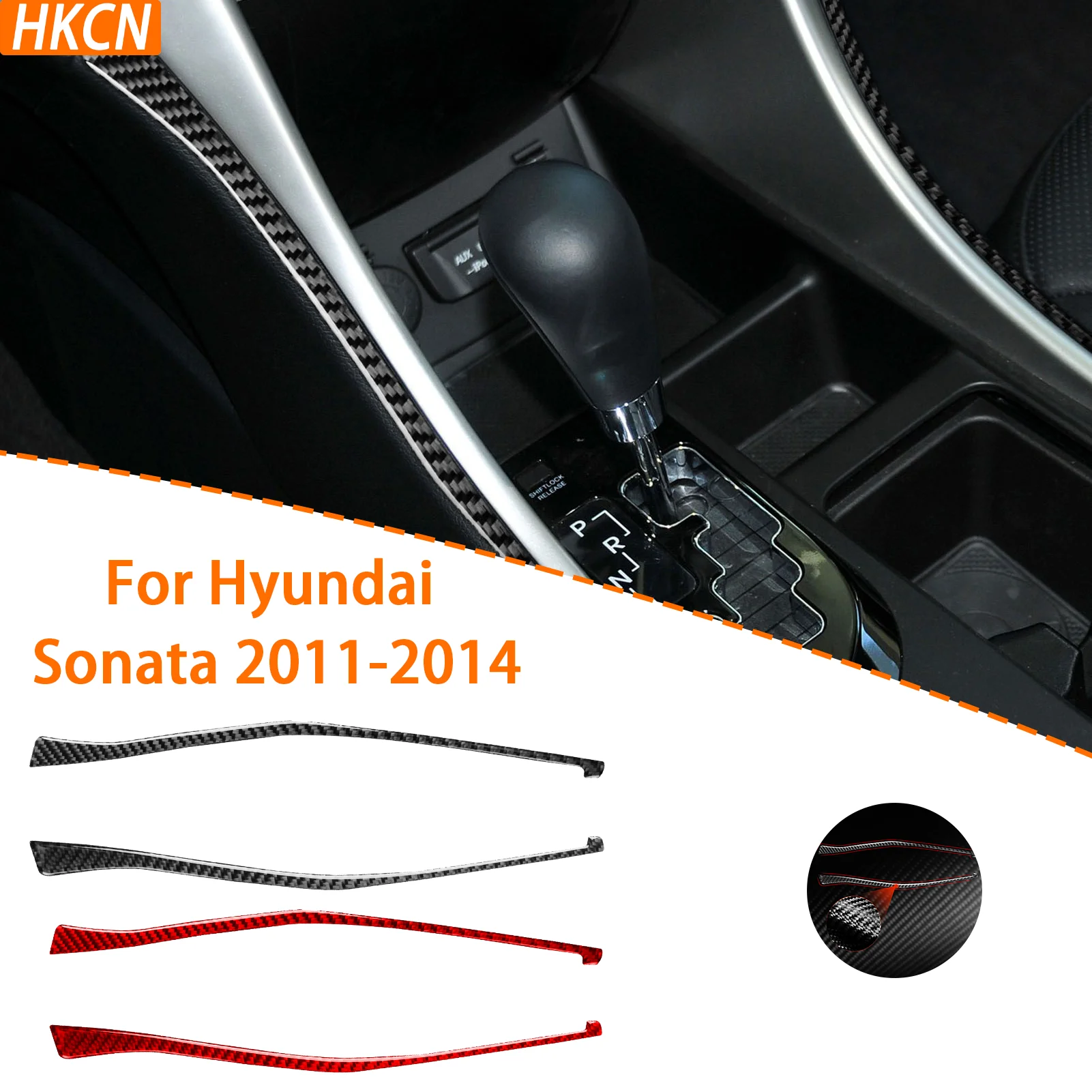 For Hyundai Sonata 2011-2014 2Pcs Carbon Fiber Center Console Gear Shift Side Trim Sticker Car Interior Modification Accessories
For Hyundai Sonata 2011-2014 2Pcs Carbon Fiber Center Console Gear Shift Side Trim Sticker Car Interior Modification Accessories