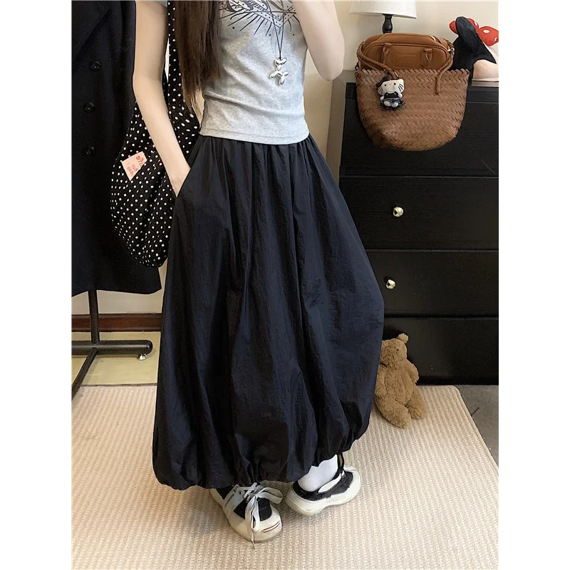 New Design Sense Solid Color Puff Long A-line Summer High Waist Half Skirt for Women
New Design Sense Solid Color Puff Long A-line Summer High Waist Half Skirt for Women