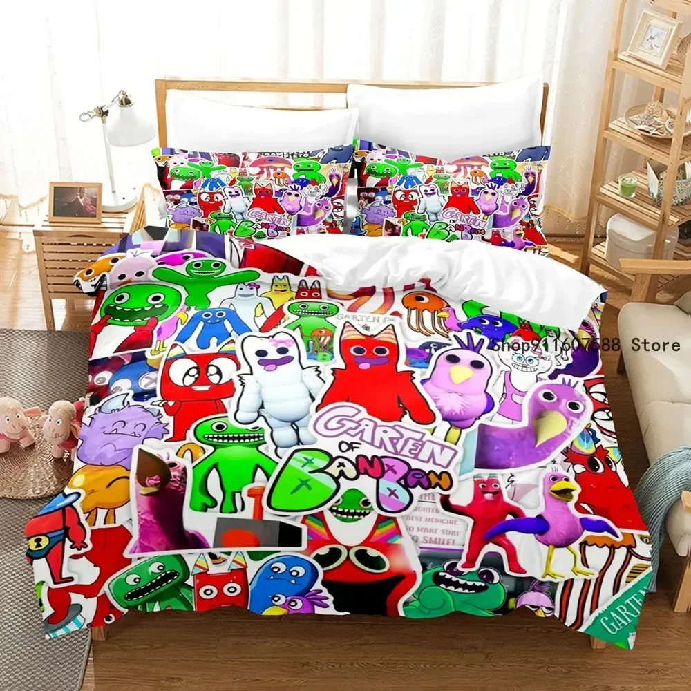Garten Of Banban Bedding Set Cartoon Bed Polyester Gift for Boys Kids Girls Home Decor Single Twin Full Size Duvet Cover Sets
Garten Of Banban Bedding Set Cartoon Bed Polyester Gift for Boys Kids Girls Home Decor Single Twin Full Size Duvet Cover Sets