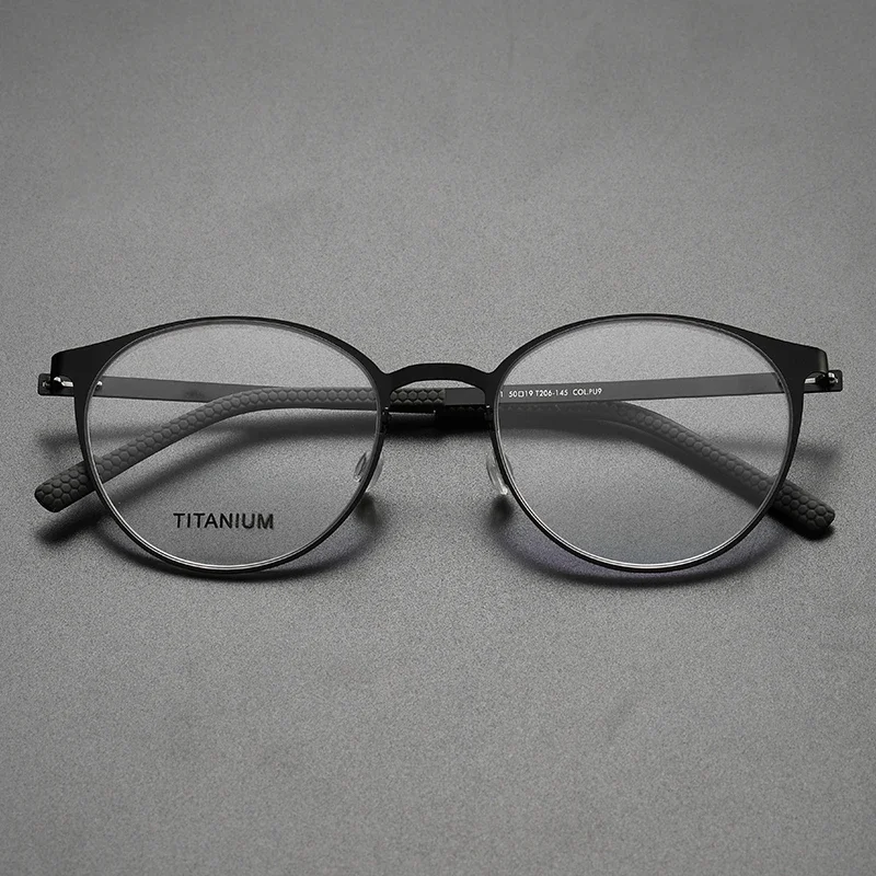 Denmark Titanium Eyeglasses For Men Blue Light Retro Round Lightweight Screwless Women Glasses Prescription Frame 8001 Spectacle
Denmark Titanium Eyeglasses For Men Blue Light Retro Round Lightweight Screwless Women Glasses Prescription Frame 8001 Spectacle