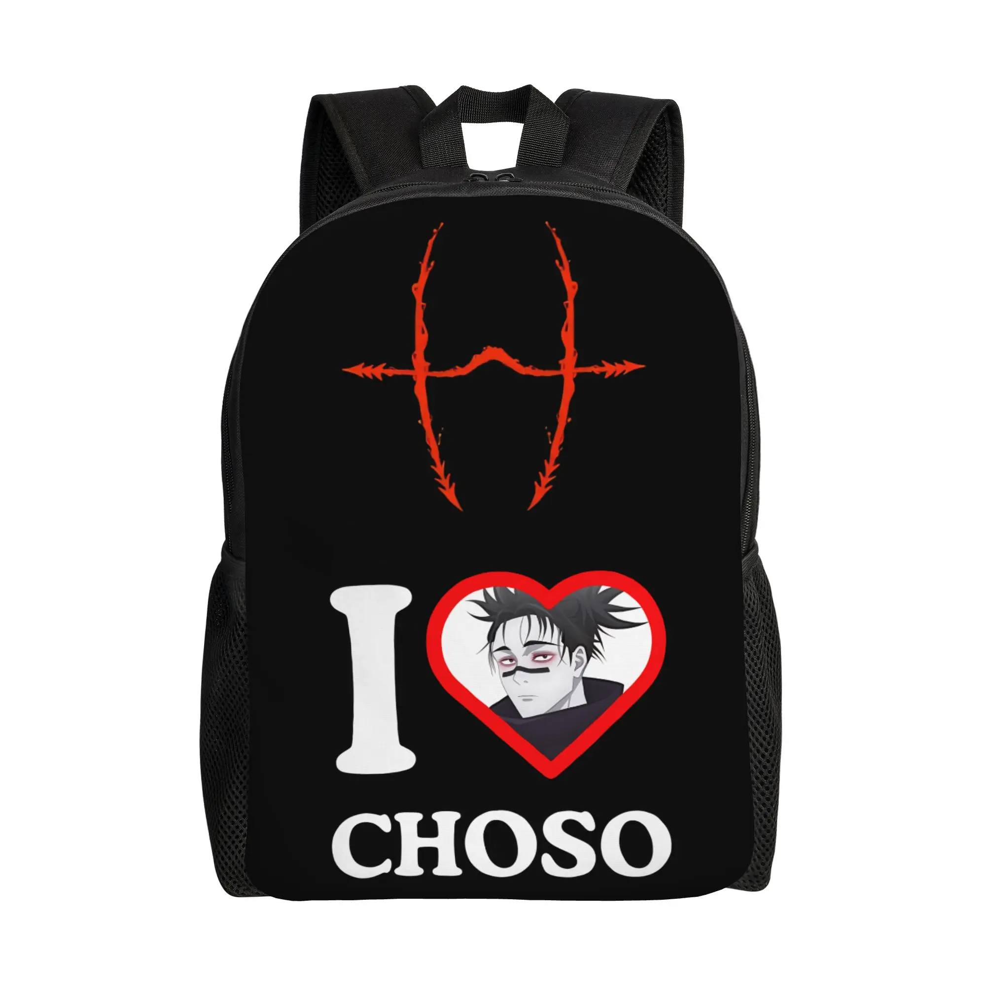 I love Choso Casual Backpack Durable Student Business Kaisens Anime Daypack for Men Women Laptop Shoulder Bag
I love Choso Casual Backpack Durable Student Business Kaisens Anime Daypack for Men Women Laptop Shoulder Bag