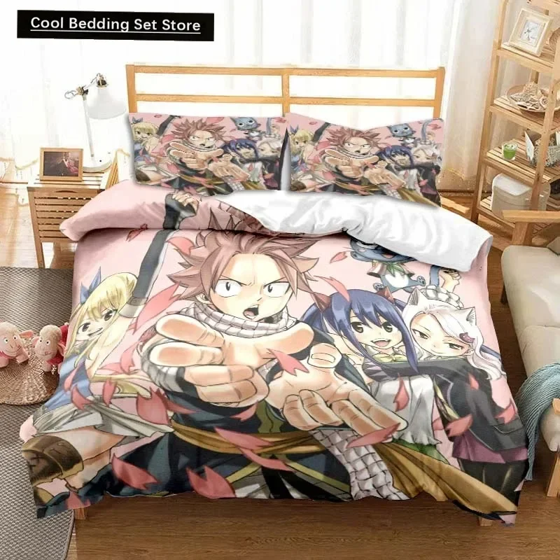 Anime Fairy Tail Bedding Set 3 piece Duvet Cover Set Single Double Bed Queen Size Polyester 3Pcs Fashion Quilt Cover
Anime Fairy Tail Bedding Set 3 piece Duvet Cover Set Single Double Bed Queen Size Polyester 3Pcs Fashion Quilt Cover