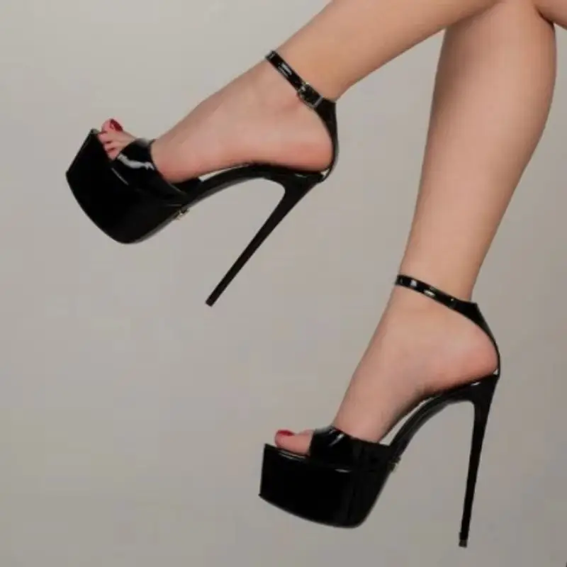 Women's Black Sandals Platform Summer Shoes 2025 Sexy High Heels Luxury Strap Party Dance Fetish Stripper Shoes Ladies Big Size
Women's Black Sandals Platform Summer Shoes 2025 Sexy High Heels Luxury Strap Party Dance Fetish Stripper Shoes Ladies Big Size