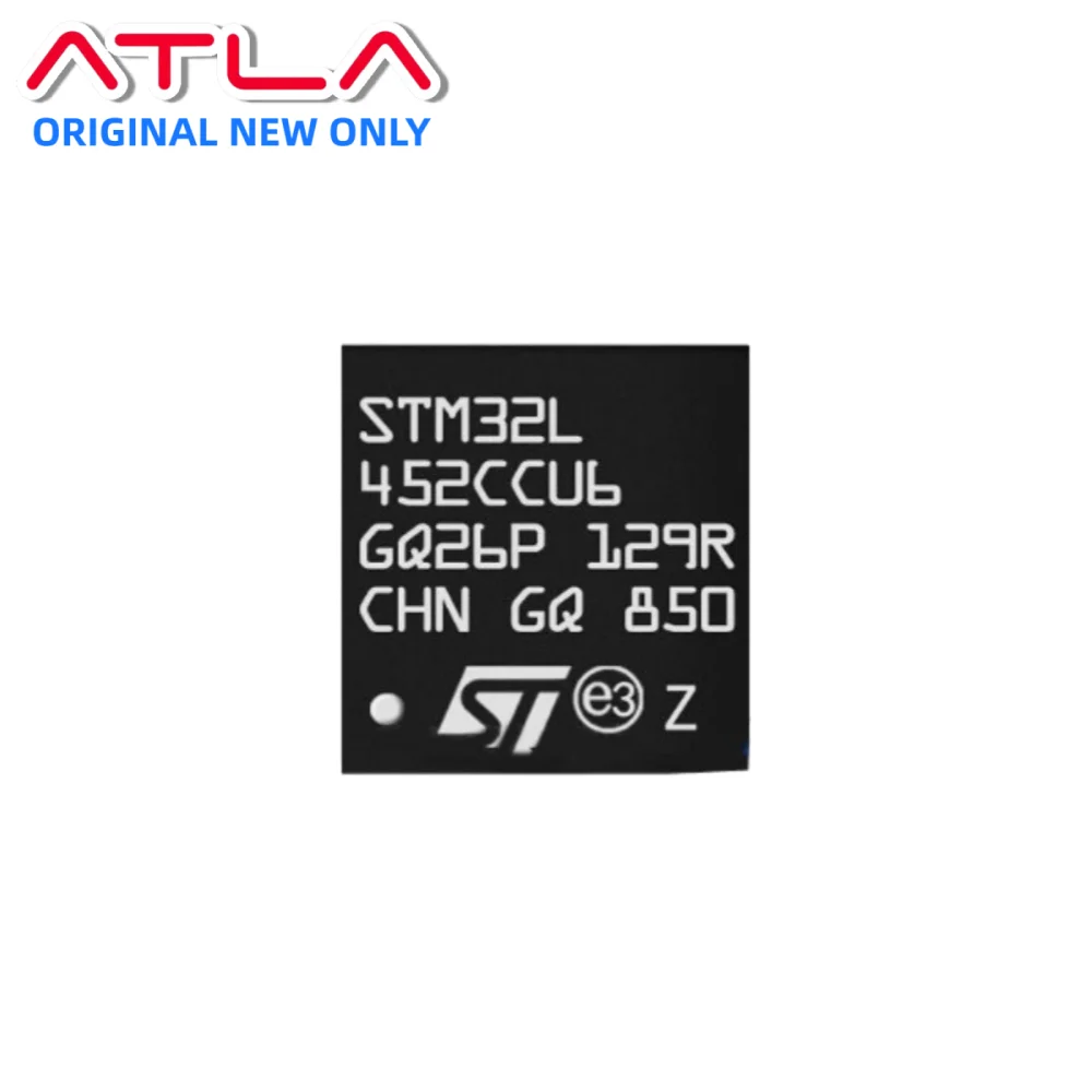1-10 шт. STM32L452CCU6 QFN-48 MCU ARM Cortex-M4 со сверхнизким энергопотреблением и FPU 80 МГц 512 КБ Flash 160 КБ SRAM USB/CAN/I2C
1-10 шт. STM32L452CCU6 QFN-48 MCU ARM Cortex-M4 со сверхнизким энергопотреблением и FPU 80 МГц 512 КБ Flash 160 КБ SRAM USB/CAN/I2C