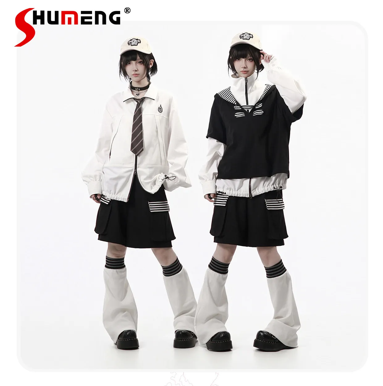 Original Sweet Cool Girl's Y2K Shorts Set College-style Fashion Casual Jacket Short-sleeve Top Sweatshirt Leg Warmers Outfit
Original Sweet Cool Girl's Y2K Shorts Set College-style Fashion Casual Jacket Short-sleeve Top Sweatshirt Leg Warmers Outfit