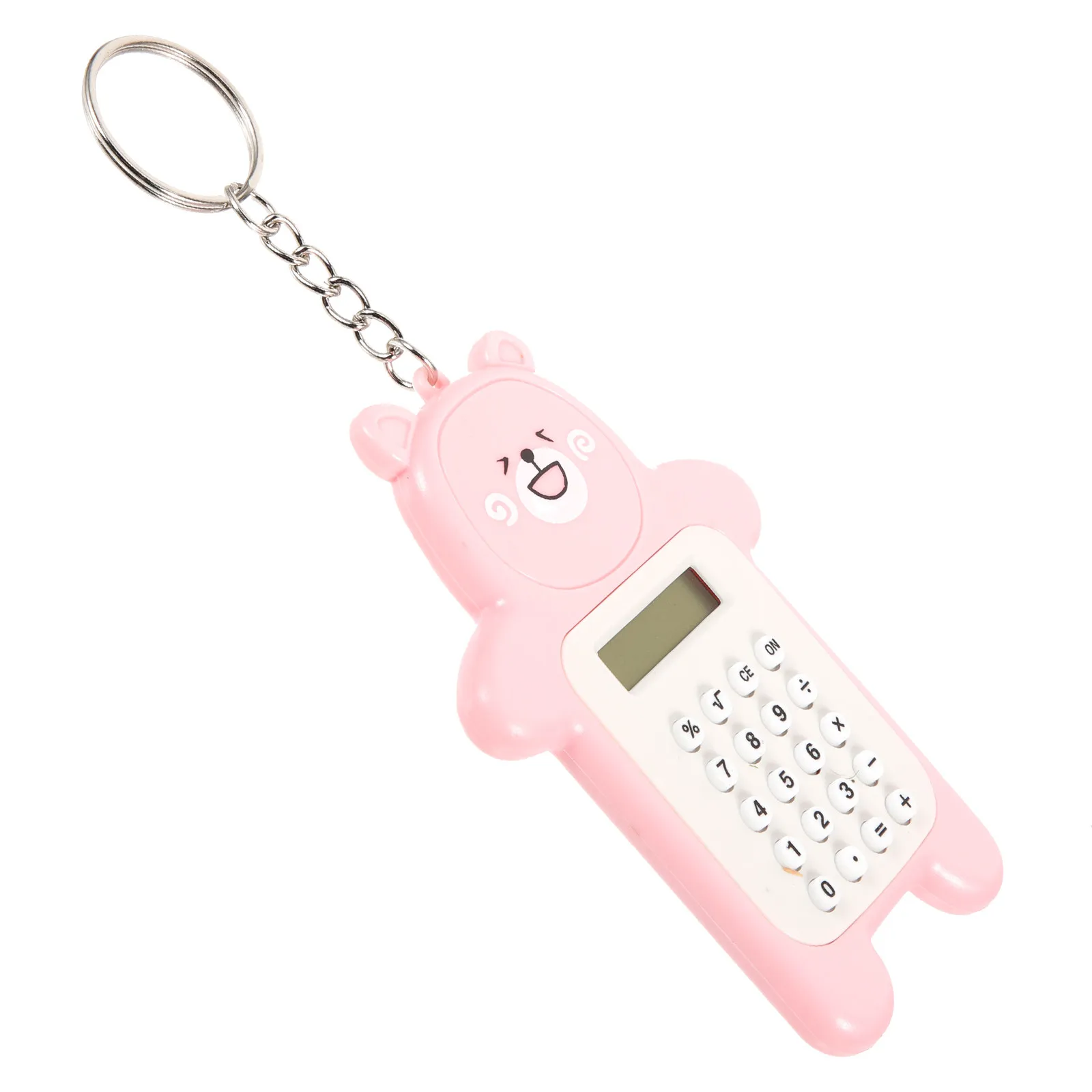 Small Mini Calculator Keychain Hanging Bear Cartoon Portable Basic Calculator Student Office Supplies Calculators
Small Mini Calculator Keychain Hanging Bear Cartoon Portable Basic Calculator Student Office Supplies Calculators