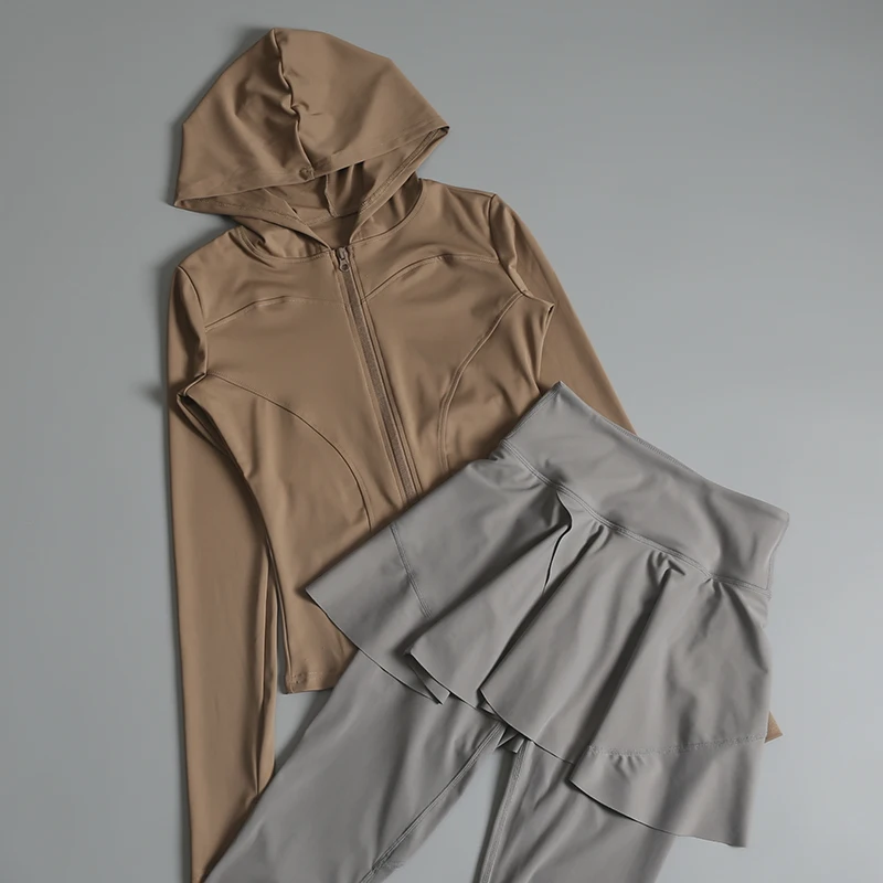 Running sports women's suit autumn and winter new outdoor training quick drying clothes casual professional morning jogging gym
Running sports women's suit autumn and winter new outdoor training quick drying clothes casual professional morning jogging gym