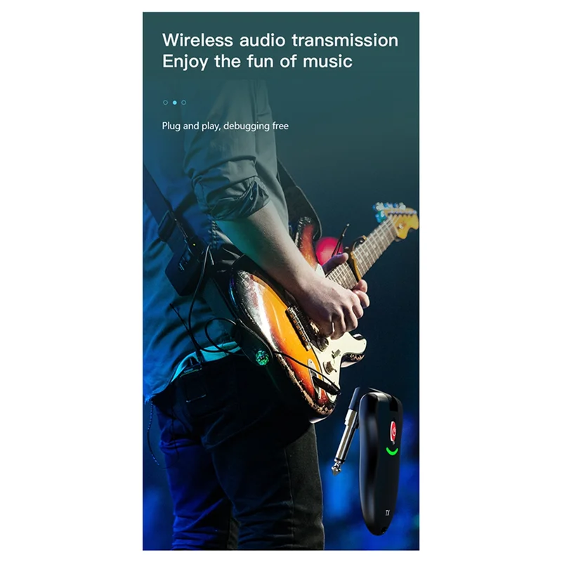 【Hot Cake】Wireless System Audio 09T Transmitter Receiver Pickup USB Rechargeable Wireless System For Electric Guitar Bass
【Hot Cake】Wireless System Audio 09T Transmitter Receiver Pickup USB Rechargeable Wireless System For Electric Guitar Bass