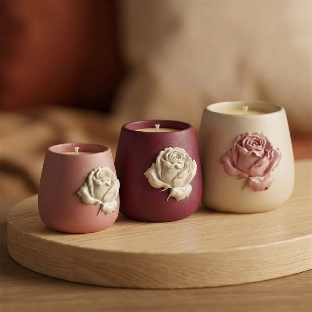 Boowan Nicole Rose Relief Candle Jar Molds for Concrete and Cement DIY Candle Vessel Mould Home Ornaments
Boowan Nicole Rose Relief Candle Jar Molds for Concrete and Cement DIY Candle Vessel Mould Home Ornaments